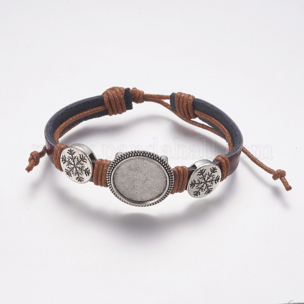 Genuine Cowhide Bracelet Making MAK-S059-16C-1