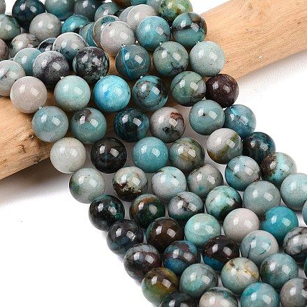 Природные хризоколлу бисер нитей G-K405-B01-12mm-1