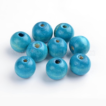 Natural Wood Beads TB20mmY-6-1