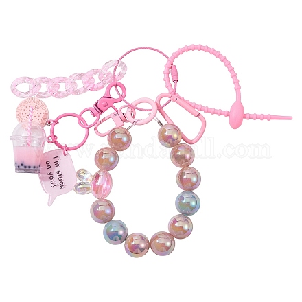 Bracelet porte-clés perlé pour femme JX425D-1