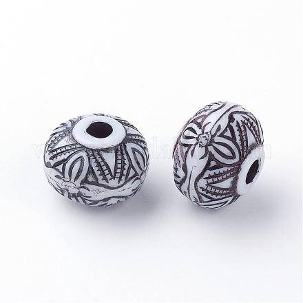 Perles en acrylique de style artisanal MACR-S269-07-1