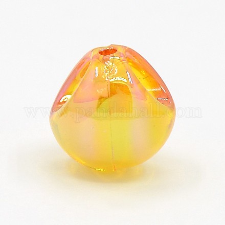Transparent AB Color Acrylic Drop Beads TACR-J052-02-1