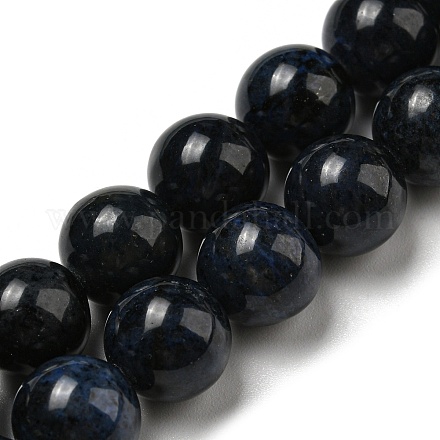 Fili di perle di quarzo dumortierite naturale di grado aa G-R494-A14-04-1