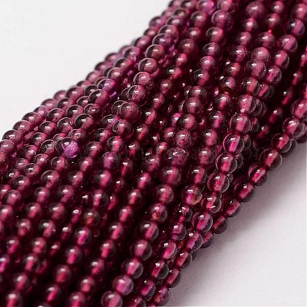 Natural Garnet Beads Strands G-N0213-02-2mm-1