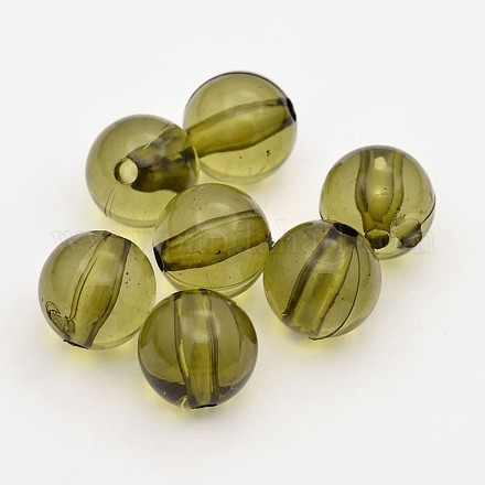 Perles en acrylique transparente TACR-P053-5mm-26D-1