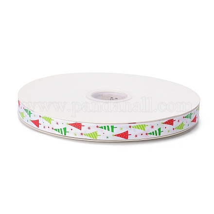 Weihnachten gedruckt Ripsband für Weihnachten Geschenk-Paket SRIB-D011-16mm-02-1