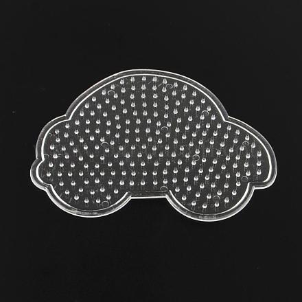Plaques en plastique auto abc utilisés pour les perles à repasser 5x5mm diy X-DIY-Q009-03-1