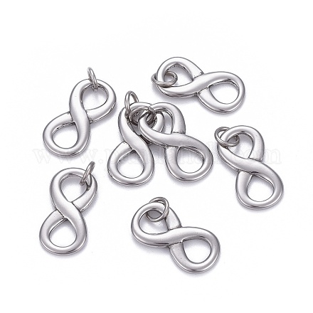 304 Stainless Steel Charms STAS-L218-17P-1