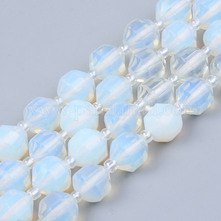 Chapelets de perles d'opalite G-R482-31-10mm-1
