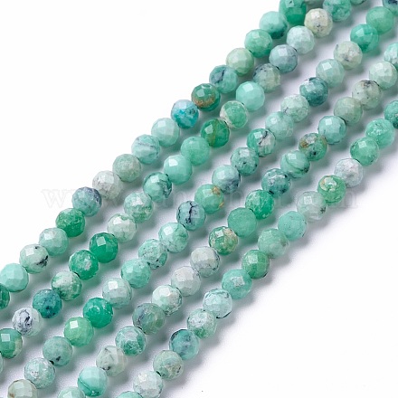 Hebras naturales de perlas de variscita X-G-C003-02-1