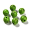 St. Patrick's Day Series Printed Schima Wood European Beads, Word, 15.5~16x15mm, Hole: 4mm