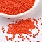 MIYUKI Delica Beads, Cylinder, Japanese Seed Beads, 11/0, (DB0752) Matte Opaque Orange, 1.3x1.6mm, Hole: 0.8mm, about 10000pcs/bag, 50g/bag