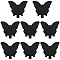 Iron Hooks, Butterfly, Black, 42x47x19.5mm
