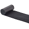Leather Ribbons, Flat, Garment Accessories, Black, 2-3/4 inch(71mm), about 0.9~1m/pc