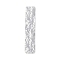 Non-Tarnish 304 Stainless Steel Pendants, Stainless Steel Color, Rectangle, 60x12x1.1mm, Hole: 2mm