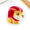 Acrylic Claw Hair Clips, Red, Lion, 59x54mm