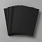 DIY Paper Blank Card, Rectangle, Black, 146x96x0.3mm