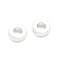 Brass Spacer Beads, Flat Round, Long-Lasting Plated, Lead Free & Cadmium Free, Rack Plating, 925 Sterling Silver Plated, 5x2mm, Hole: 2mm