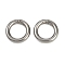 304 Stainless Steel Closed Jump Rings, Ring, Stainless Steel Color, 27.5x5mm, Inner Diameter: 17.5mm