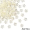 15g Transparent Acrylic Bead Caps, Flower, Clear, 12x12mm