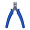 45# Carbon Steel Jewelry Tools Crimper Pliers for Crimp Beads, Crimping Pliers, Dark Blue, 12.5x8x1.4cm