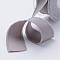Polyester Frayed Grosgrain Ribbons, Printed, with Fringe Tassel, Dark Gray, 5/8 inch(16mm), about 50yards/roll(45.72m/roll)
