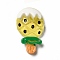 Translucent Resin Imitation Food Decoden Cabochons, Play Food, Ice Lolly, Yellow, Pineapple Pattern, 28.5x17x8mm