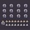 PandaHall 30 Pcs 16mm Mini Empty Clear Glass Globe Bottle Wish Ball Bottles DIY Pendant Charms with 30 Pcs 8mm Cap Bails for Jewelry Making, Silver and Gold