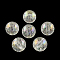 Round AB Color Transparent Acrylic Beads, with Colorful Glitter Powder, Clear AB, 14mm, Hole: 1.5~2mm, about 318pcs/500g