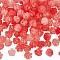 100Pcs Synthetic Coral Beads, Dyed, Flower, Pink, 6~7x6~7mm, Hole: 1.2mm