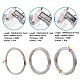 Craftdady 5 rollos de alambre artesanal de aluminio de 5 estilos AW-CD0001-02-3