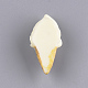 樹脂カボション  アイスクリーム  模造食品  レモンシフォン  30.5x15x9mm CRES-T010-33-2