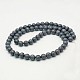 Natural Mashan Jade Round Beads Strands X-G-D263-20mm-XS29-2