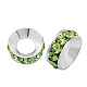 Brass Rhinestone Spacer Beads RB-A020-10mm-07S-1