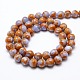 Round Synthetic Imperial Jasper Beads Strands G-I098-6mm-01-3