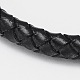 Плетеные браслеты шнур кожаный BJEW-I199-01-3