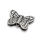 Vintage Alloy Butterfly Beads KK-M112-14AS-1