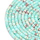 Gefärbte synthetische imperiale Jaspisperlenstränge&nbsp;G-P575-B09-4x2mm-01-3