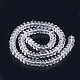 Chapelets de perles en cristal de quartz synthétique G-S285-13-2
