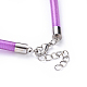 Шелковый шнур ожерелье R28ER071-4