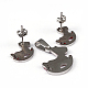 Hobbyhorse 304 pendentifs en acier inoxydable et boucles d'oreille ensembles de bijoux SJEW-F130-14P-2