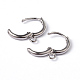 Brass Hoop Earrings X-EC205-NF-4