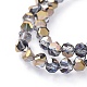 Electroplate Glass Beads Strands EGLA-L016-HP-A04-2