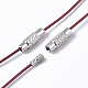 Création de bijoux de fil de collier en acier inoxydable X-TWIR-R003-09-3