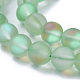 Chapelets de perles en pierre de lune synthétique G-F142-12mm-15-3