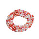 Chapelets de perles en verre électroplaqué EGLA-S192-001A-B07-2