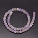 Frosted Natural Ametrine Round Bead Strands G-F266-14-6mm-2