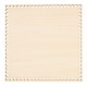 木製バスケットボトムス  かぎ針編みのバスケットベース  コード付き  かご細工用品や家の装飾工芸品用  正方形  バリーウッド  30x30x0.5cm  穴：0.8のCM DIY-WH0184-63-1