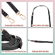 WADORN 3Pcs 3 Colors PU Leather Adjustable Bag Handles DIY-WR0003-36A-3