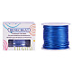 BENECREAT 12 Gauge(2mm) Aluminum Wire 100FT(30m) Anodized Jewelry Craft Making Beading Floral Colored Aluminum Craft Wire - Blue AW-BC0001-2mm-01-3